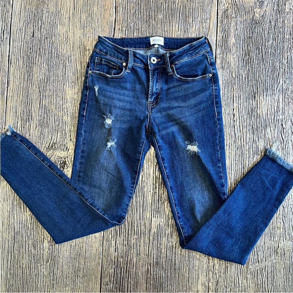 Special A Jeans Los Angeles CA Distressed Skinny Size 1
